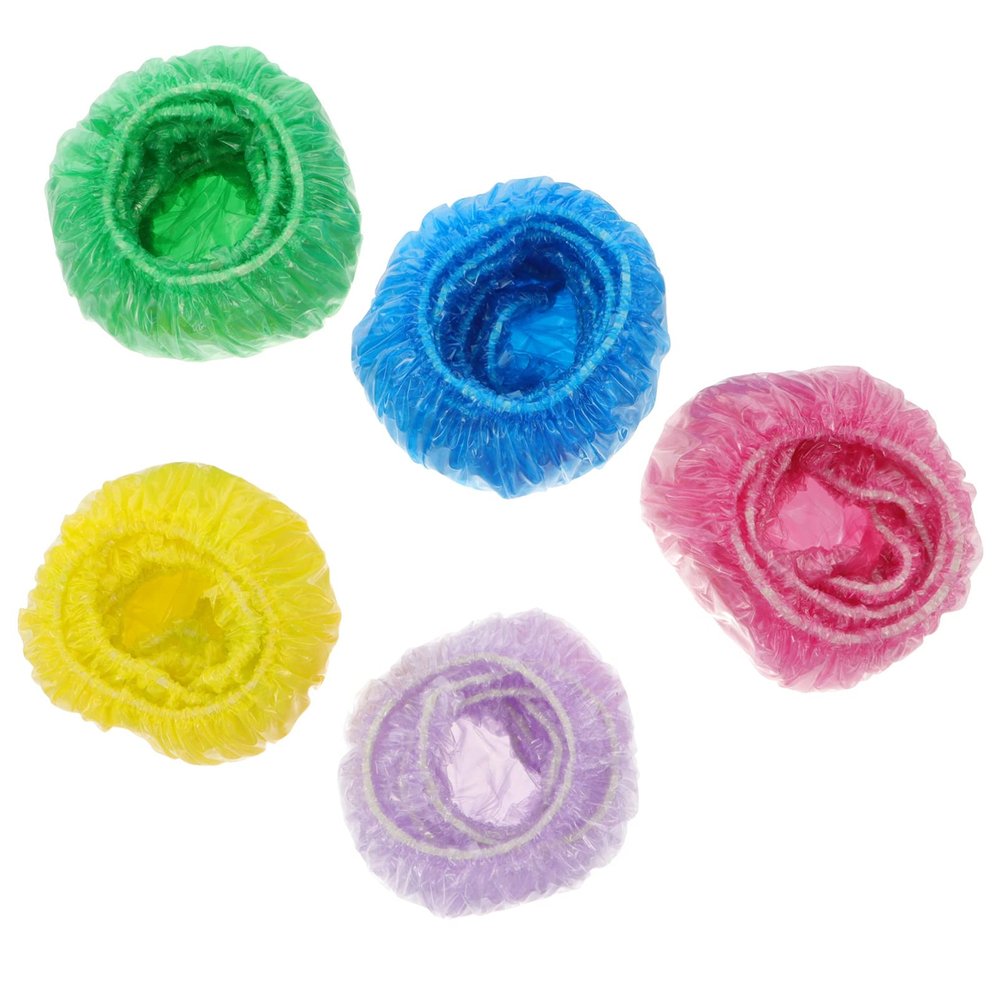 EXCEART 100pcs Disposable Hairdressing Earmuffs Professional Ear Protectors for Hair Dyeing and Treatments High Elasticity Easy to Use Suitable for Salon and Personal Use