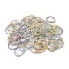 100 Pieces Hair Ties for Thick and Curly Hair,Rubber Hair Bands for Ponytail,Cotton Seamless Hair Bands,Elastic Ponytail Holders (100 Pieces-11) view 1