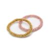 manxiangjiaju 100 Pieces Hair Ties for Thick and Curly Hair,Rubber Hair Bands for Ponytail,Cotton Seamless Hair Bands,Elastic Ponytail Holders 100 Count (Pack of 1) view 3