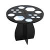 Lurrose Display Easel Makeup Brush Drying Rack 14 Holes Multifunction Makeup Brush Holder Makeup Brush Dryer Stand Cosmetic Brush Organizer Display Rack (Black) Nail Brush Holder view 1