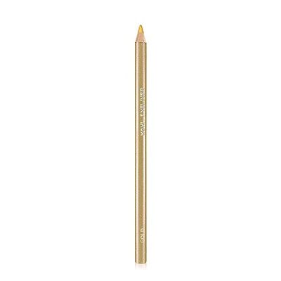 MODE Gold Eyeliner Pencil, Nourishing Matte Color, Aloe Vera Natural Skincare, Sustainable Wood Eye Liner, Cruelty Free, Vegan, Made in USA