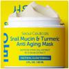 SeoulCeuticals Korean Face Mask Skin Care - Snail Mucin Turmeric Mask for Face  Cruelty Free K Beauty Anti Aging Face Mask for Healthy, Youthful Glow 2oz view 1