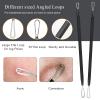 Boxoyx Pimple Popper Tool Kit - 6 Pcs Blackhead Remover Comedone Extractor Tool Kit with Metal Case for Quick and Easy Removal of Pimples, Blackheads, Zit Removing, Forehead, Facial and Nose(Black) view 3