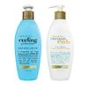 OGX Argan Oil of Morocco Curling Perfection Curl-Defining Cream, Hair-Smoothing Anti-Frizz Cream with Quenching + Coconut Curls Frizz-Defying Curl Styling Milk, Nourishing Leave-In Hair Treatment view 1