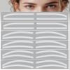 6 Pairs Eyebrow Auxiliary Sticker Disposable Adhesive Eyebrow Template Sticker Eyebrow Template Sticker view 1