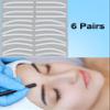 6 Pairs Eyebrow Auxiliary Sticker Disposable Adhesive Eyebrow Template Sticker Eyebrow Template Sticker view 2