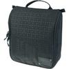 EVOC WASH POUCH Wash bag for everyday, toilet bag for travel and holidays (individually configurable dividers, removable pocket mirror, integrated hook for hanging), Black, Black, One Size, Modern view 1