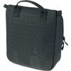 EVOC WASH POUCH Wash bag for everyday, toilet bag for travel and holidays (individually configurable dividers, removable pocket mirror, integrated hook for hanging), Black, Black, One Size, Modern view 2