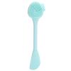 Alvinlite Manual Facial Cleaning Brush, Silicone Facial Scrubber 2-in-1 Face Brush Mask Mixing Stick for Skin Care(Green) view 3
