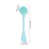 Alvinlite Manual Facial Cleaning Brush, Silicone Facial Scrubber 2-in-1 Face Brush Mask Mixing Stick for Skin Care(Green) view 4