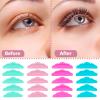 60 Pcs Silicone Eyelash Perming Curler Lash Lift Rods Set 5 Size Reusable Eyelash Lift Pads and Y Shape Eyelash Brush Lash Lift Pads Brush Grafting Lash Lifting Makeup Tools for Curl Eyelash view 4