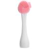 Alvinlite Manual Facial Cleaning Brush, Silicone Facial Scrubber 2-in-1 Face Brush Mask Mixing Stick for Skin Care(Pink) view 3