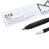 M Mellie's Signature Microblading Eyebrow Pen (Pack of 10) - Disposable Microblading Pen with Sterilized Blade, Comfortable Rubber Grip and Pigment Sponge for Flawless Bro (C12 .18mm, Black) view 4