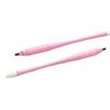 Mellie's Signature Microblading Eyebrow Pen (Pack of 10) - Disposable Microblading Pen with Sterilized Blade, Comfortable Rubber Grip and Pigment Sponge for Flawless Bro (Pink, C12 .15mm) view 2
