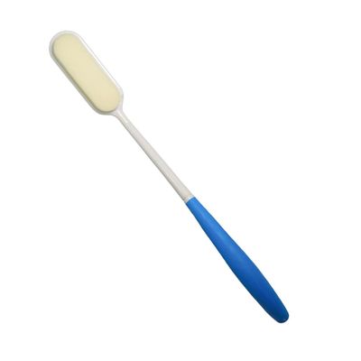 Healifty 1pc -handled Back Scrubbing Brush Bathing Tool for Exfoliation and Skin Care for Elderly and Reach Non- Handle Color
