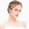 10pcs Wedding Headpiece for Bride Wedding Hair Decorations Teeth Hair Combs Girl Hair Clear Hair Combs Hair Comb Clip for Women Veil Comb Tiara French Wedding Suit Miss view 2