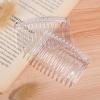 10pcs Wedding Headpiece for Bride Wedding Hair Decorations Teeth Hair Combs Girl Hair Clear Hair Combs Hair Comb Clip for Women Veil Comb Tiara French Wedding Suit Miss view 4