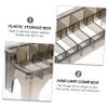 1 Pc Comb Storage Box Comb Storage Holder Positioning Comb Case Styling Comb Organizer Panda Headband Cosmetic Scissors Comb Holder Multipurpose Pp Display Box view 3