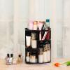 Cq acrylic Rotating Makeup Organizer for Vanity,Adjustable Spinning Organizer and Make up Organizers for Counter,Lazy Susan Bathroom Organizer for Beauty Product,Skin Care,Perfume Organizer,Black view 4