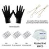 A-minusone 84PCS Body Septum Piercing Kit 14G 16G Tools for Nose Tongue Lip Ear Eyebrow Belly Button Cartilage Tragus Industrial Barbell Helix Daith Piercing Jewelry Clamps view 3
