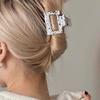 4PCS Hair Claw Clips Acrylic Hair Banana Hair Clips Spilling ink PrintStylish Hair Accessories for Women Girls (4 Set#C) view 2