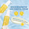 Sonobom Hair Removal Cream, Lemon Flavor, Painless, Non-Irritant for Sensitive Skin, 5.07 Fl oz, For Intimate Area, Arms, Legs, Underarms, Chest, Dermatologically Tested, Unisex view 2