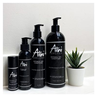 Aini Organix Botanical Skin Conditioner for Dry Skin, Shea Butter, Coconut Oil and Aloe Infused Lotion