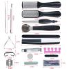 31Pcs Foot & Hand File Pedicure Tools Kit for Dead Skin Remove, Nail Maintain with Cleaning Storage Box for Men Women Salon or Home Best Gift view 4