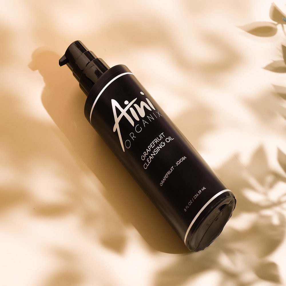 Aini Organix Grapefruit Cleansing Oil, All Natural Plum Oil and Willow Bark Extract Oil Cleanser