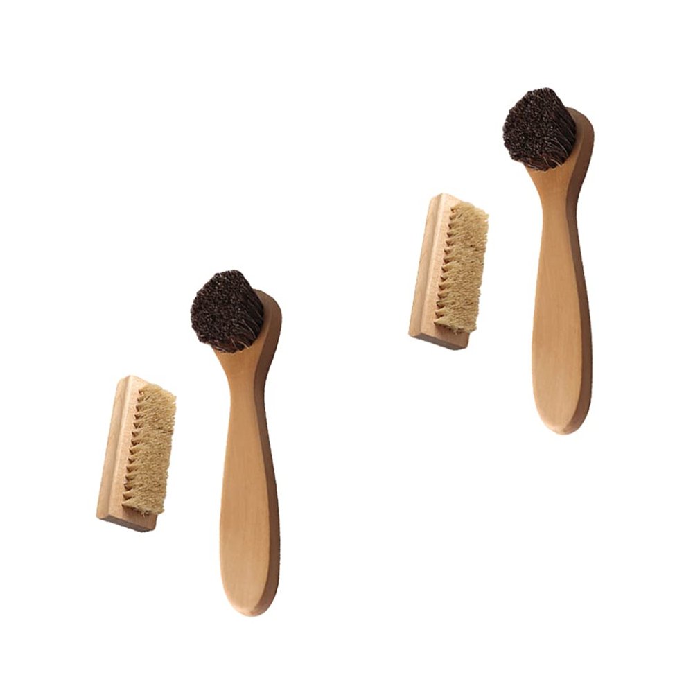 4pcs Nail Brush Handwashing Brush Scrubbing Hand Brush Hand Cleaning Tool Hand Cleaning Brush Nail Finger Washing Brush Wood Pig Bristles Cleaning Brush Reliable Hand Brush