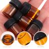 Beaupretty 100pcs Travel-friendly Glass Essential Oil Sample Bottles Perforated Plug for Easy Dispensing for Trips and Family Travel view 4