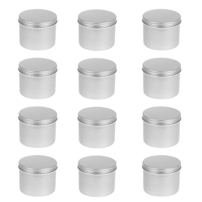 Beaupretty 12pcs Aluminum Jars with Transparent Lid Leak Refillable Containers for Creams Lotions and Cosmetics Versatile Storage for Crafts Spices and More