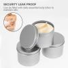 Beaupretty 12pcs Aluminum Jars with Transparent Lid Leak Refillable Containers for Creams Lotions and Cosmetics Versatile Storage for Crafts Spices and More view 4