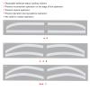 Eyebrow Stencil, Silicone Disposable SkinFriendly Eyebrow Stencil Kit Hygienic Convenient Easy to Use Eyebrow Shaping Stencils for Microblading Artist to Shape and Position view 2