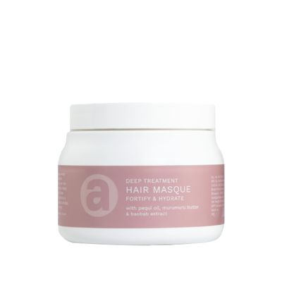 Ashba Botanics Deep Treatment Hair Mask For Dry Frizzy Hair | Provides Deep Conditioning, Shiny Hair | With Shea Butter, Argan Oil, Rosemary | Hair Mask for Curly Hair, Protects From UV - 8 Fl Oz