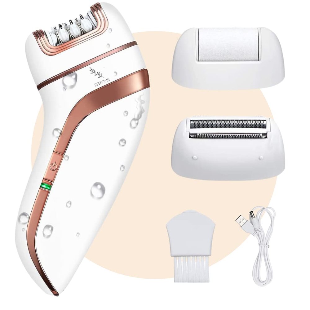 Epitome 3-in-1 Hair Removable Wet/Dry Unisex Travel, Shaver, Stone Callus, Hair Remover for Men and Women Epilator