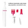 Electric Shaver, with Detachable Cutter Heads Eyebrow Trimmer Women Hair Shaver, for Men Women view 4