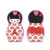 Aibearty Adorable Russian Doll Pattern Stainless Nail Clippers Set of 6Pcs, Professional Grooming Kit, Nail Tools with Luxurious Travel Case view 2