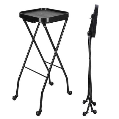 COIFFEO Salon Folding Tray, Color Service Tray,Rolling trolley for Beauty Salon Station, Barber Shop,35x13.4 Inch (Pack of 1)