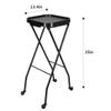 COIFFEO Salon Folding Tray, Color Service Tray,Rolling trolley for Beauty Salon Station, Barber Shop,35x13.4 Inch (Pack of 1) view 2