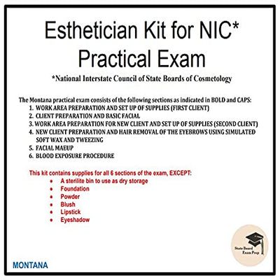 Esthetician Kit for NIC Practical Exam (Montana)