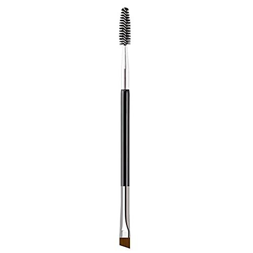 Mullur'e Cosmetics DUO EYEBROW BRUSH, Professional Grade Angled Brow Brush