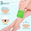 CUTIE MANGO Korean Exfoliating Bath Cloth Viscose Rayon Mitt Towel Glove [9-Pack] Asian Body Scrubbing Washcloth Pads for Deep Clean and Skin Massages (Green 6pcs + Red 3pcs) view 3