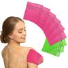 CUTIE MANGO Korean Exfoliating Bath Cloth Viscose Rayon Mitt Towel Glove [9-Pack] Asian Body Scrubbing Washcloth Pads for Deep Clean and Skin Massages (Green 3pcs + Red 6pcs) view 1