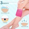 CUTIE MANGO Korean Exfoliating Bath Cloth Viscose Rayon Mitt Towel Glove [9-Pack] Asian Body Scrubbing Washcloth Pads for Deep Clean and Skin Massages (Green 3pcs + Red 6pcs) view 3