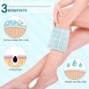 CUTIE MANGO Korean Exfoliating Bath Cloth Viscose Rayon Mitt Towel Glove [6-Pack] Asian Body Scrubbing Washcloth Pads for Deep Clean and Skin Massages (Blue) view 3