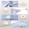 Hicober Microfiber Hair Towel, 3 Packs Hair Turbans for Wet Hair, Drying Hair Wrap Towels for Curly Hair Women Anti Frizz (Grey,Blue,Grey) view 3
