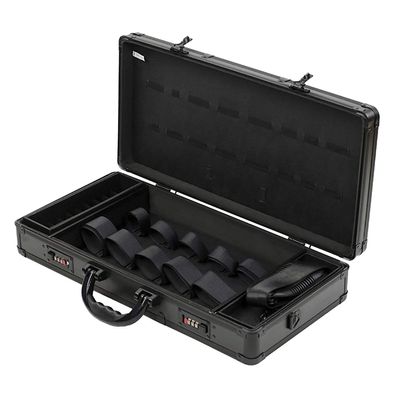 Aohuada Barber Carrying Case Organizer, Professional Barber Travel Case Salon Hair Cutting Grooming Barber Carrying Case for Clippers and Supplies