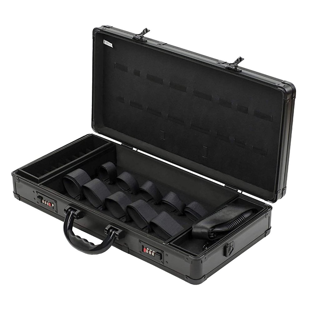 Aohuada Barber Carrying Case Organizer, Professional Barber Travel Case Salon Hair Cutting Grooming Barber Carrying Case for Clippers and Supplies