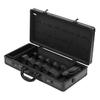 Aohuada Barber Carrying Case Organizer, Professional Barber Travel Case Salon Hair Cutting Grooming Barber Carrying Case for Clippers and Supplies view 1